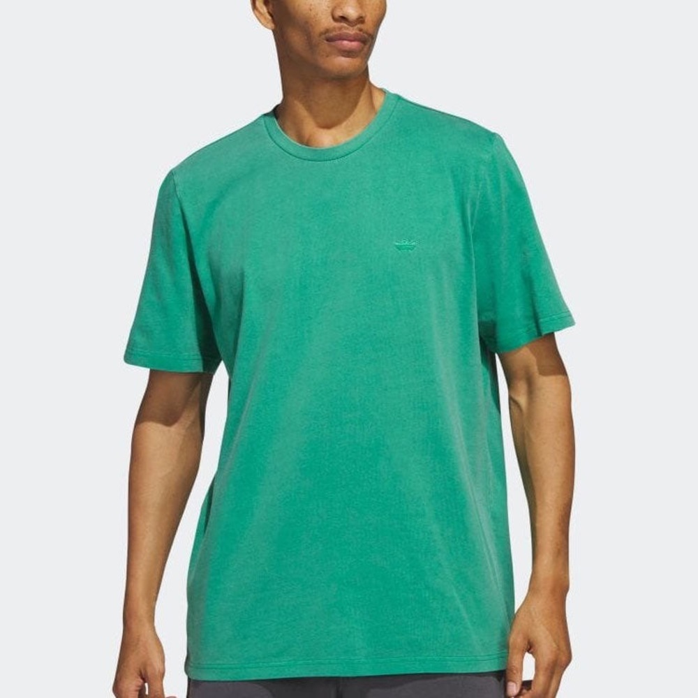 Adidas Featherweight Shmoofoil T-shirt Semi Court Green Men Small Skateboarding